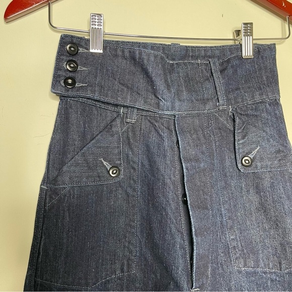 As Ever NYC Willow High Rise Flare Pants In Denim Sz 24 - Picture 8 of 10